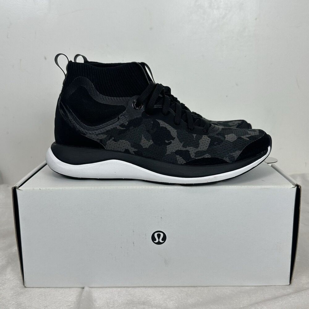 Lululemon New Year Chargefeel Mid Women’s Workout Shoe Sneaker Black / Graphite